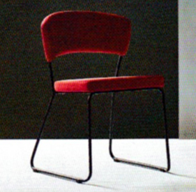 Sedia Elegant Rossa